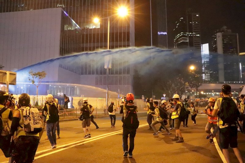 佔中5週年集會 警民衝突再上演