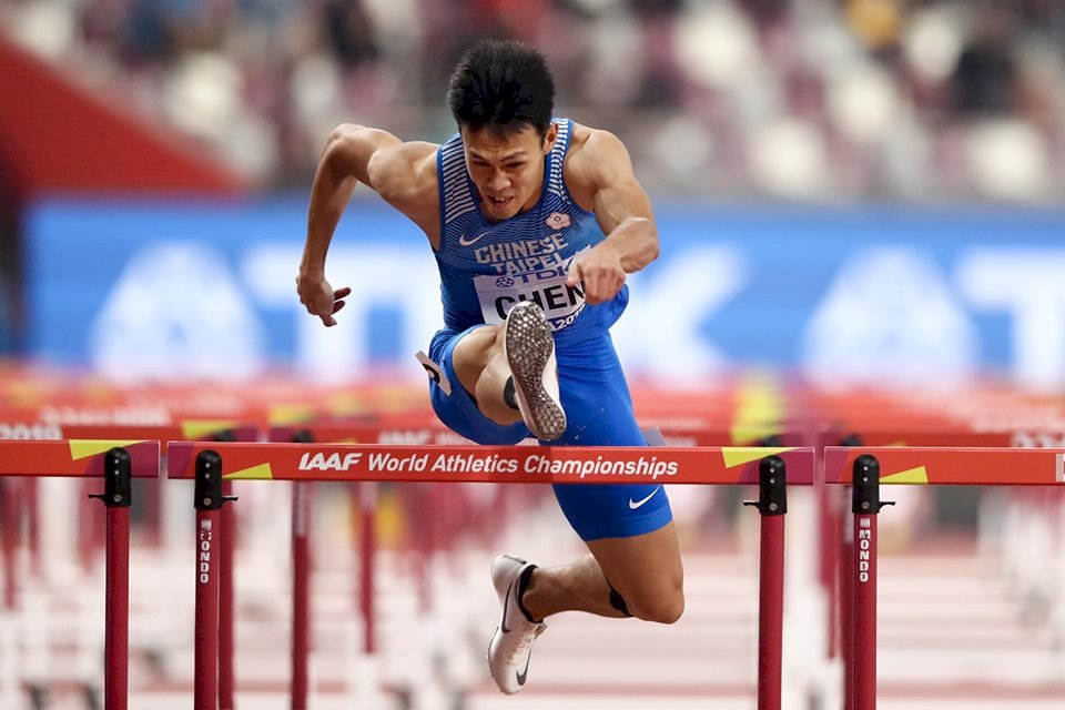 田徑世錦賽 陳奎儒110公尺跨欄無緣決賽