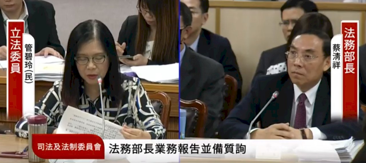 蔡清祥：檢察總長將召集檢警調 偵辦涉組織犯罪政黨