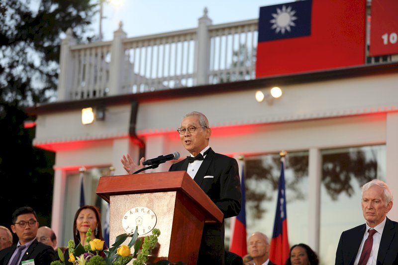 駐美代表處國慶酒會 美眾議長賀電讚許雙邊友好