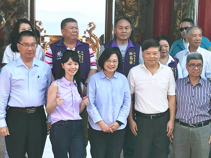 連假勤跑輔選 蔡總統：2020要選可以保護台灣的總統