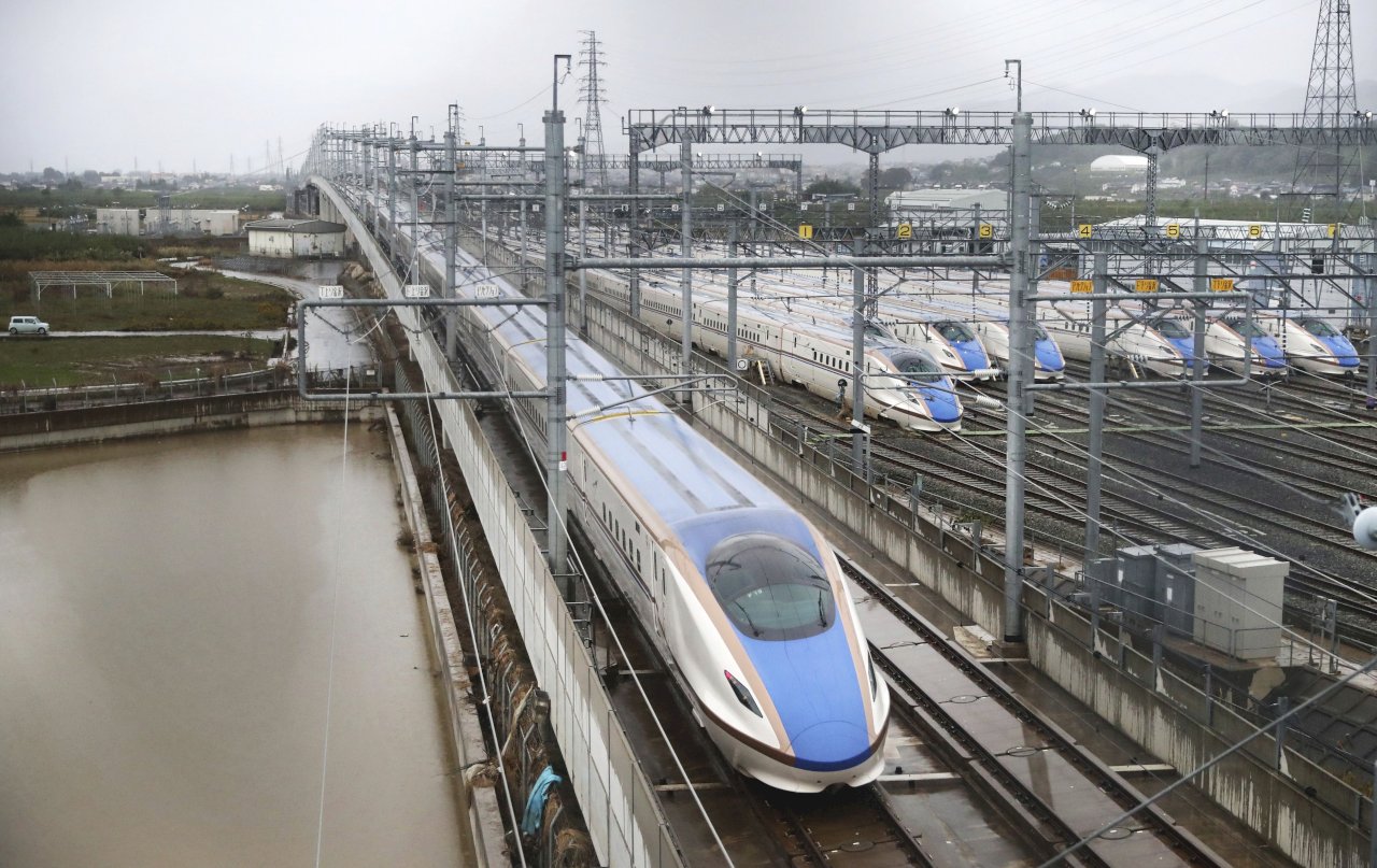 40億台幣放水流！JR新幹線泡水10列車、120節車廂恐全數報廢
