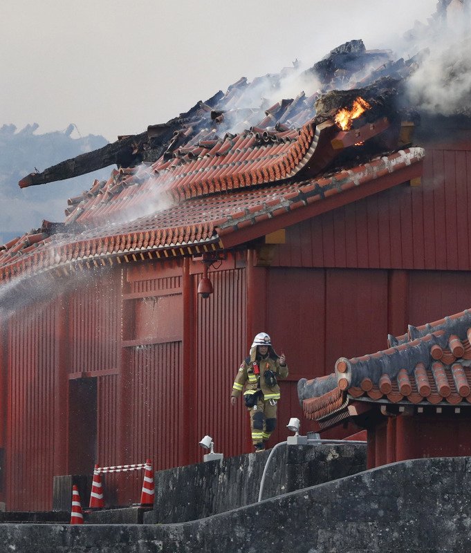 首里城木材來自台灣 木造建物燃燒難撲滅