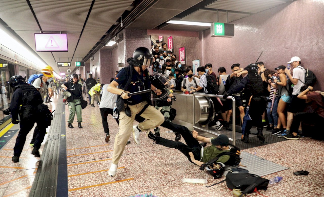 831太子站衝突 部份監視畫面曝光