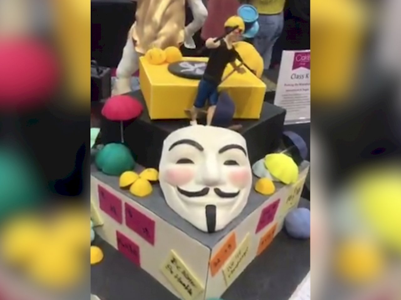 中國選手舉報 反送中作品被蛋糕大賽取消資格