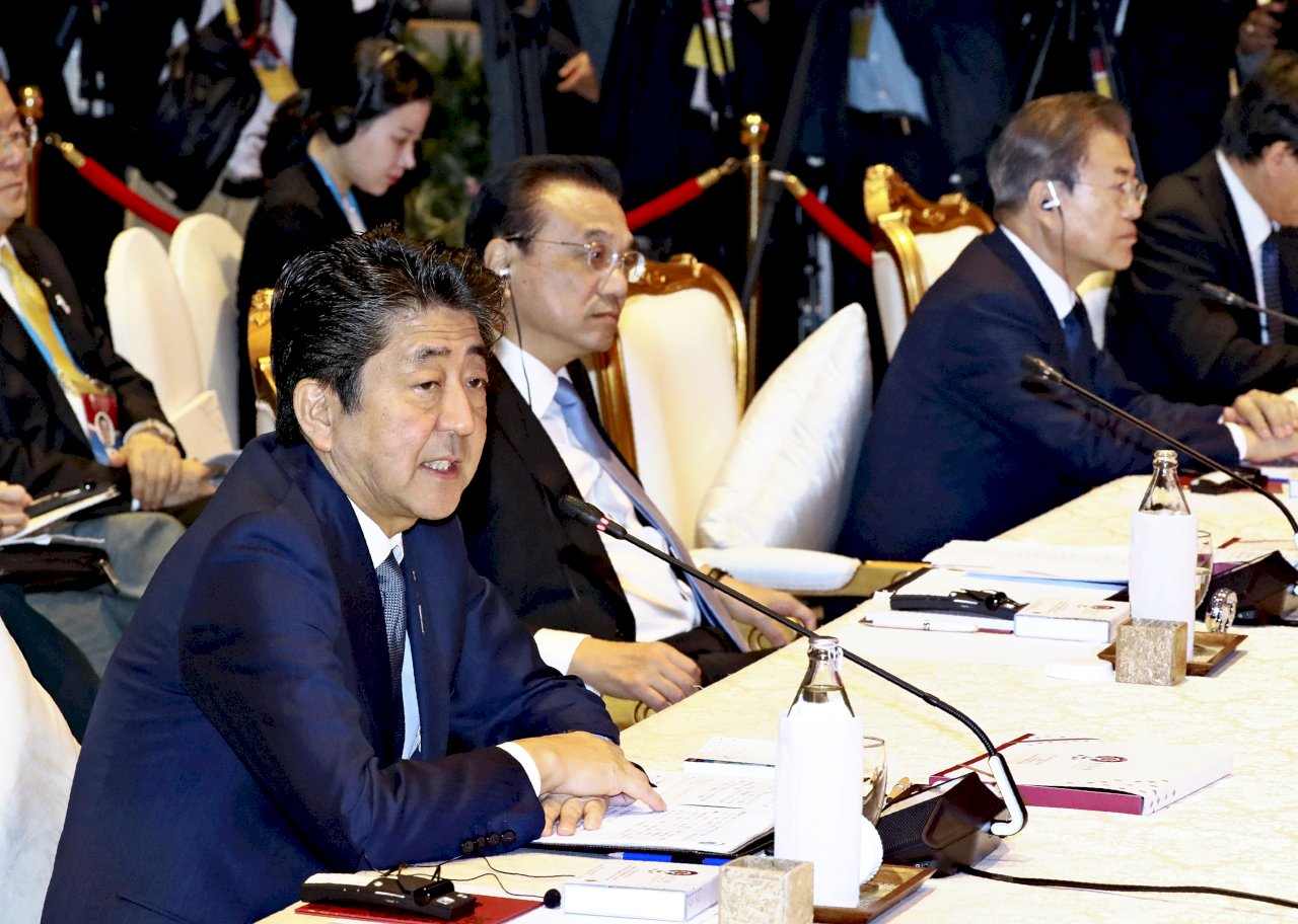 安倍會李克強 日媒：中國不滿台日互動親近