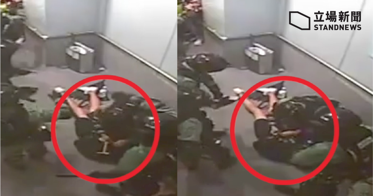 港警闖入教會逮人  監視器畫面曝光