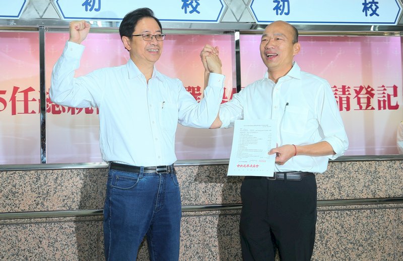韓國瑜、張善政分進合擊 搶攻青年選票
