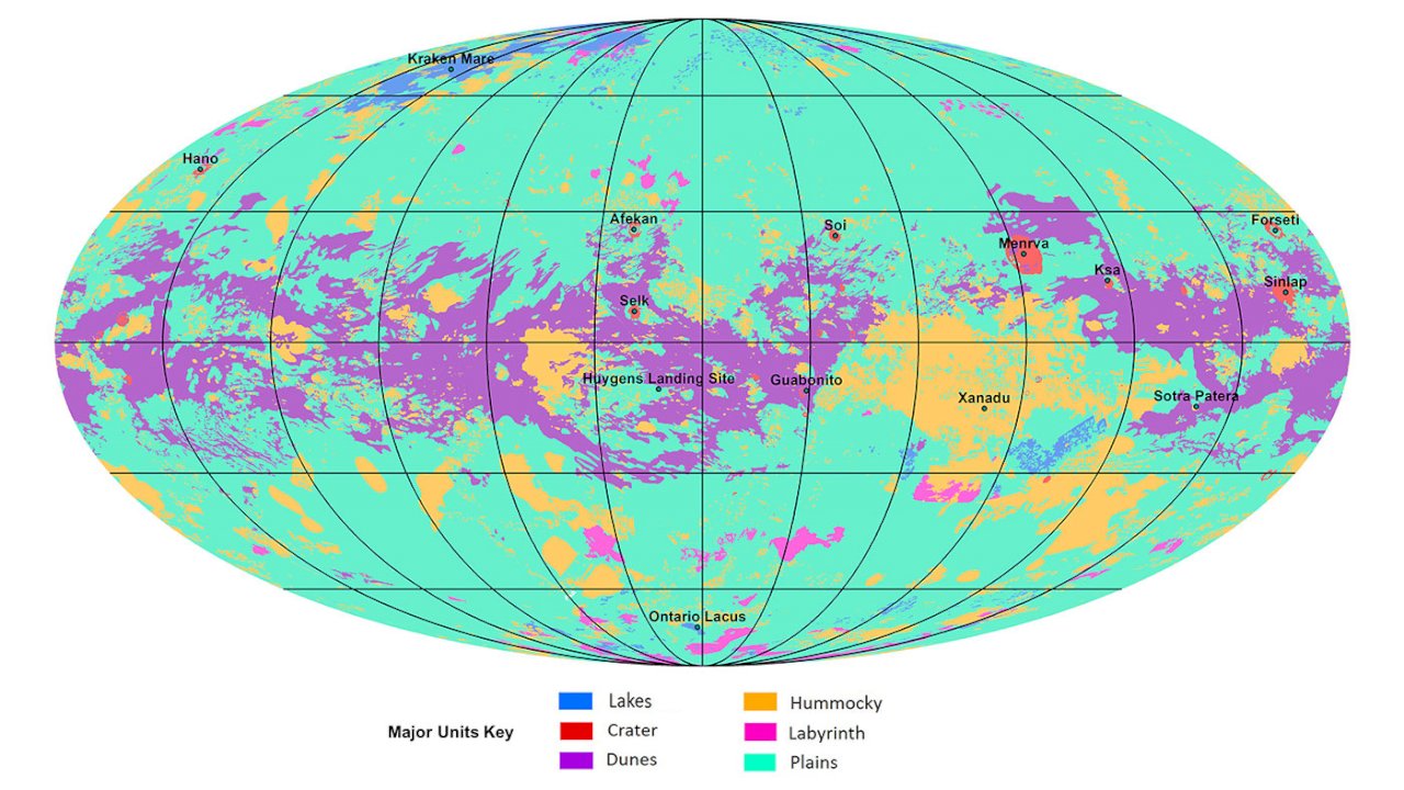 地貌形塑方式與地球雷同 土星最大衛星有山有湖