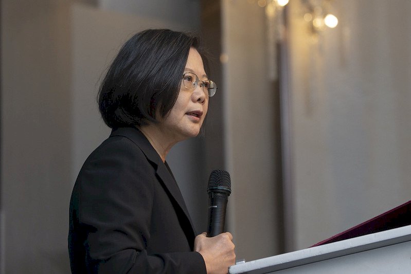蔡總統備戰明日政見會 自然闡述政績與政見