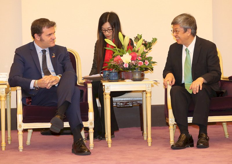 副總統接見義大利議員 盼促中國改善境內人權