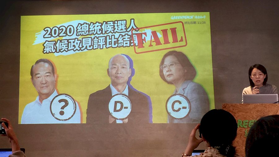 藍綠總統參選人氣候能源政見評比 環團給不及格 (影音)