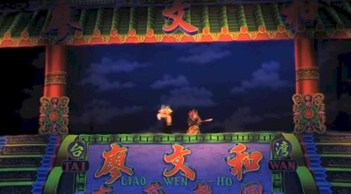 廖文和布袋戲團法國巡演 觀眾熱愛獨創大型人偶