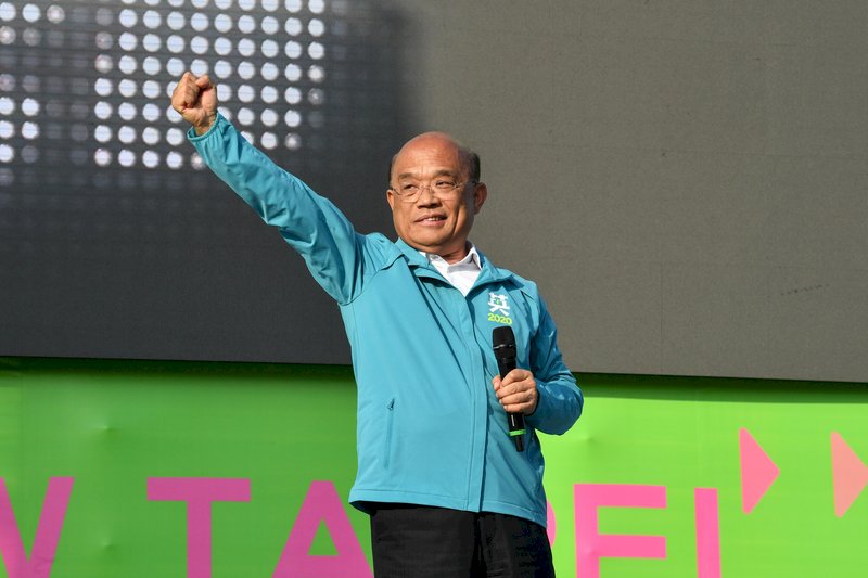 批國民黨提名又紅又統 蘇貞昌：拚老命因心有不甘
