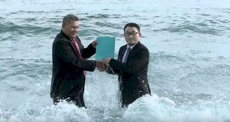 台藝術家任吐瓦魯氣候緊急大使 推諾亞方舟計畫