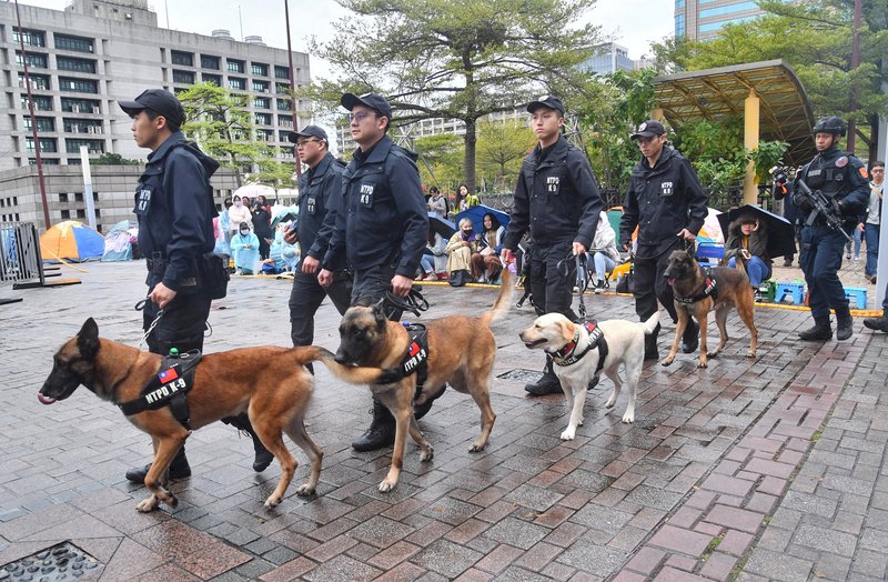 台北跨年晚會將至 警組反恐打擊部隊維安