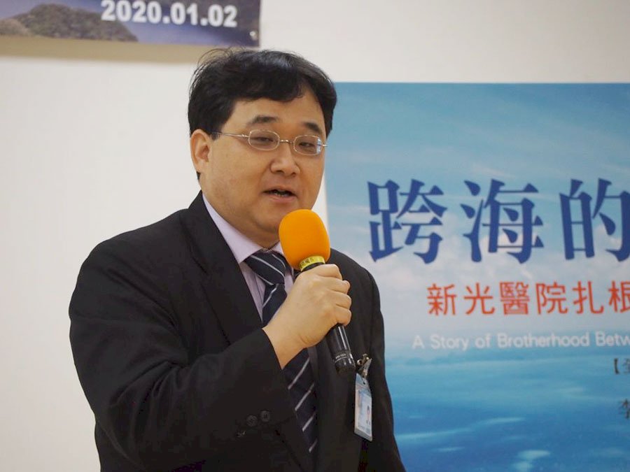 與帛琉視訊談武漢肺炎  新光醫院續傳台灣暖流