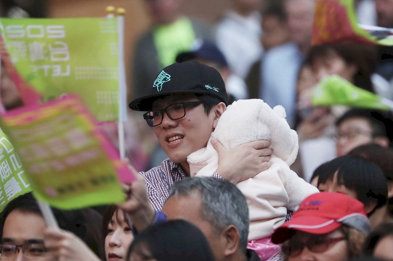 蔡競總支持者氣氛熱烈 晚間8時開國際記者會