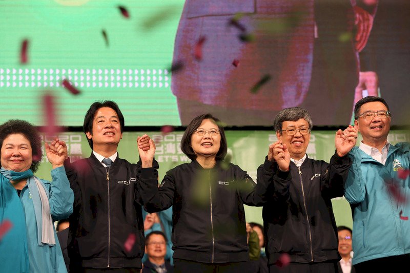 蔡總統高票連任 印尼時代報：給中國政治打擊