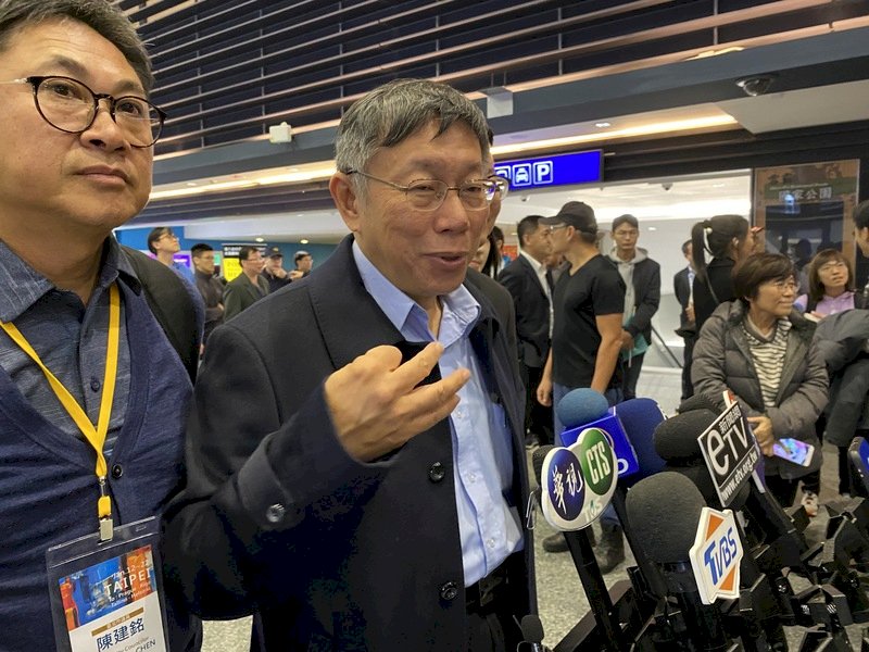 立院龍頭爭霸 柯文哲：民眾黨無法影響