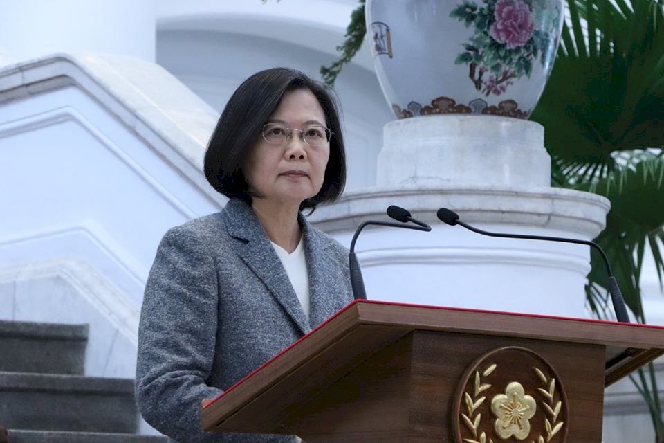 蔡總統發表敞廳談話 公告反滲透法並交付內閣三指示