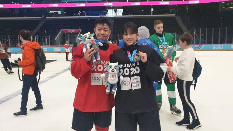 冬青奧混合國家三對三冰球 林威宇張恩婗奪銀