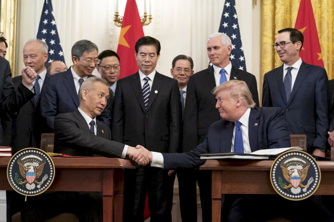 美中簽首階段貿易協議 道瓊與標普指數創新高