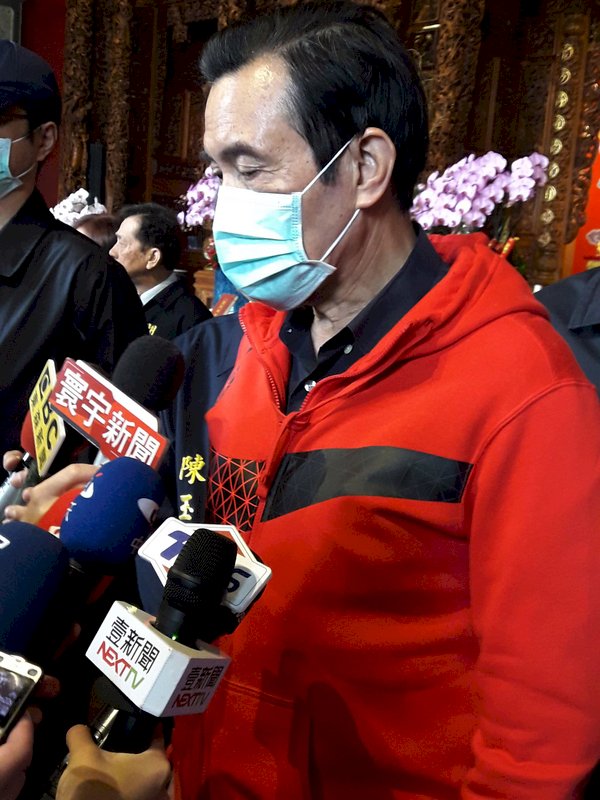 口罩停止出口 馬英九：應該可以衡量一下
