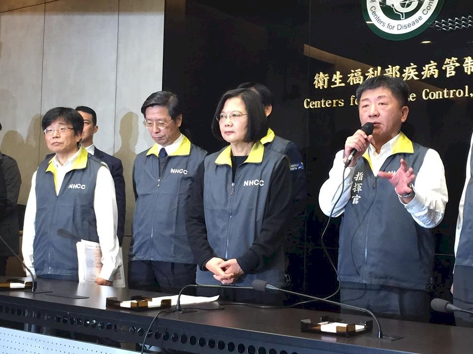 總統視導指揮中心 強調台灣無社區感染民眾勿恐慌