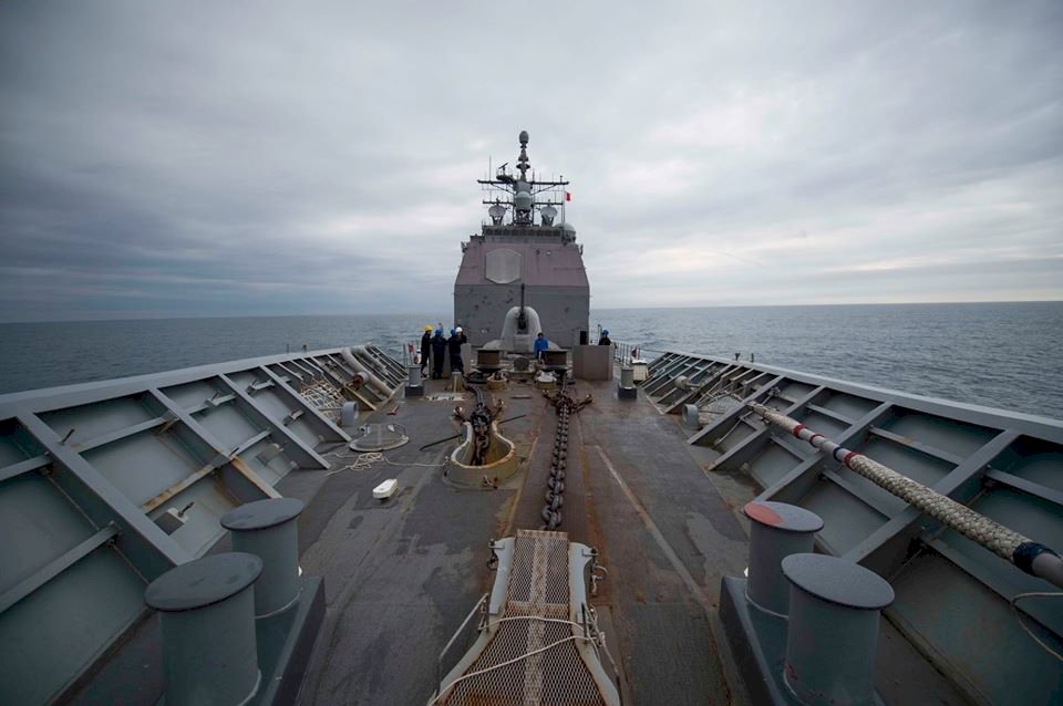 美戰艦通過台海 第七艦隊公布照片