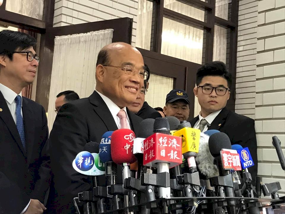 我護照無中國出入境紀錄屢遭禁 蘇貞昌：想辦法讓世界了解台灣與中國不同