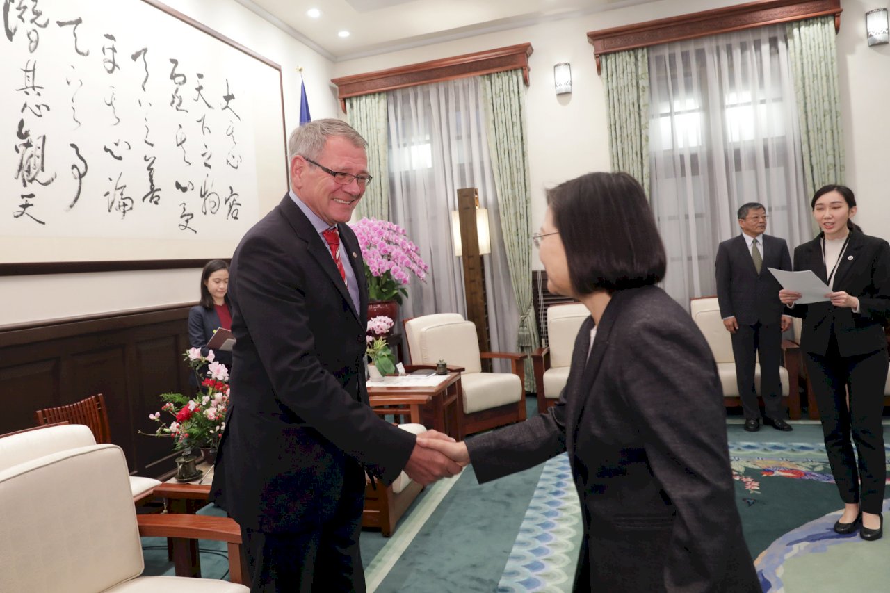 總統盼德國續挺台國際參與 促台歐盟簽BIA