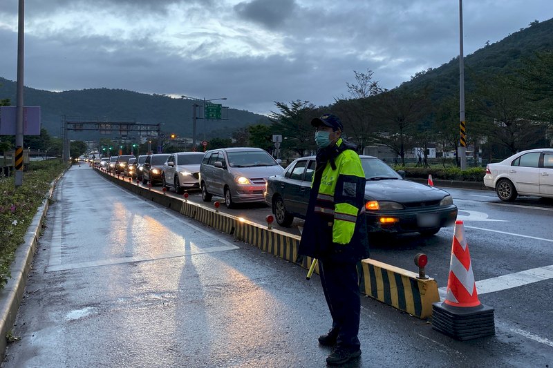 蘇花改湧收假車潮  北返路段壅塞車速30公里
