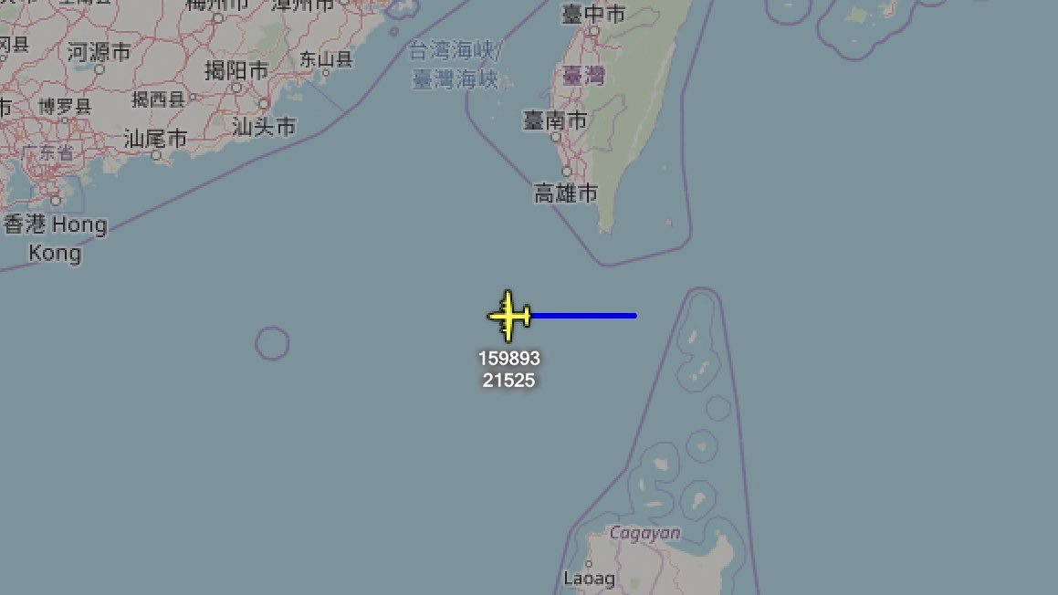 傳美軍機飛越台海域 國防部監偵掌握