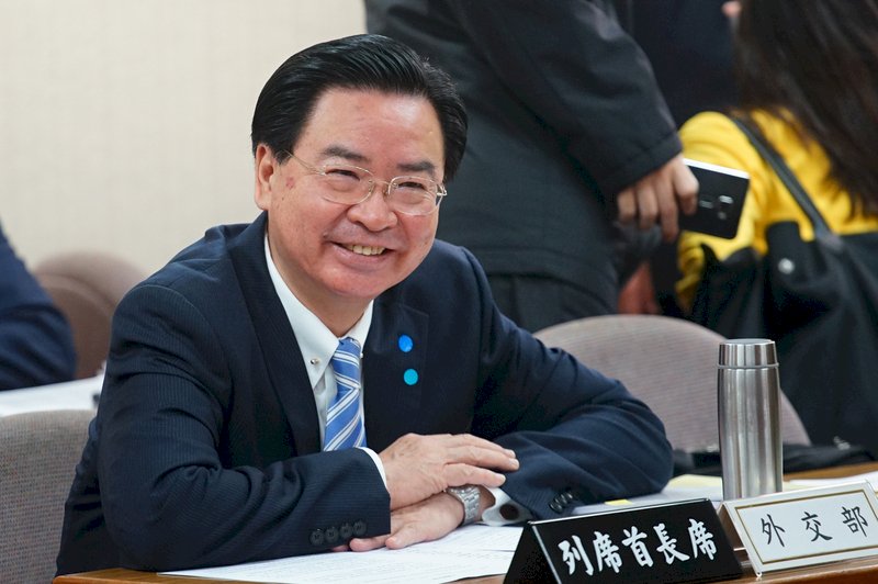 吳釗燮投書美媒 呼籲接納台灣參與聯合國