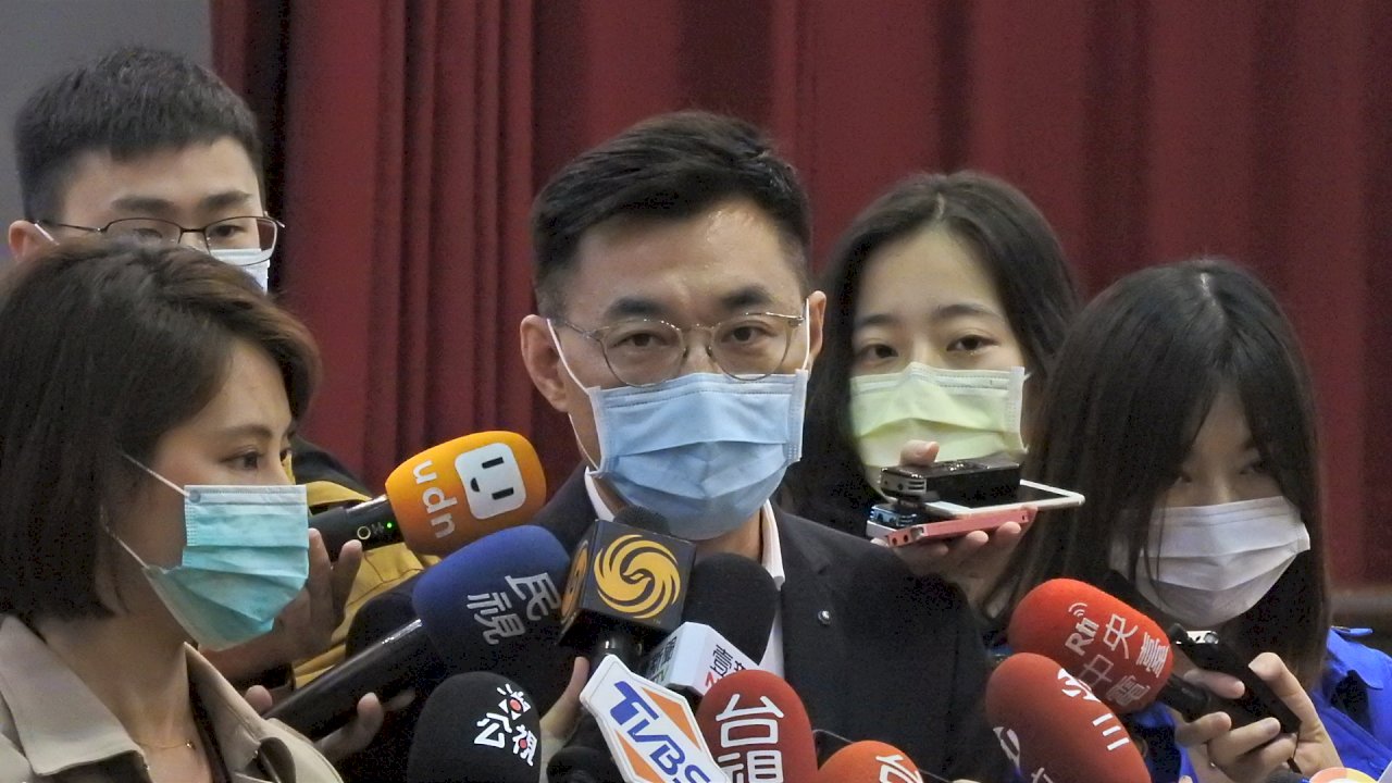 指共機繞台非挑釁 江啟臣將約吳斯懷懇談