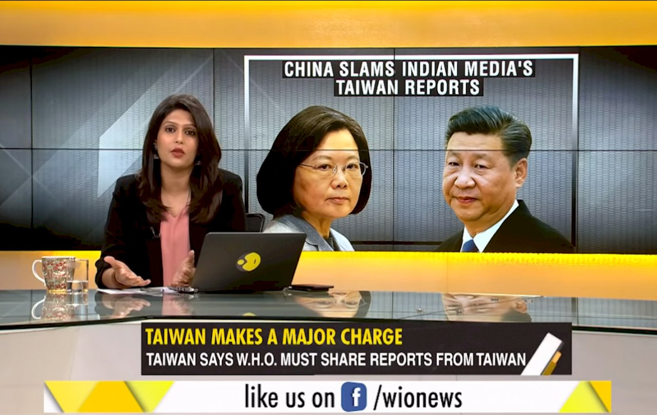 批中國恐嚇 印媒籲WHO結束對台不公平排擠