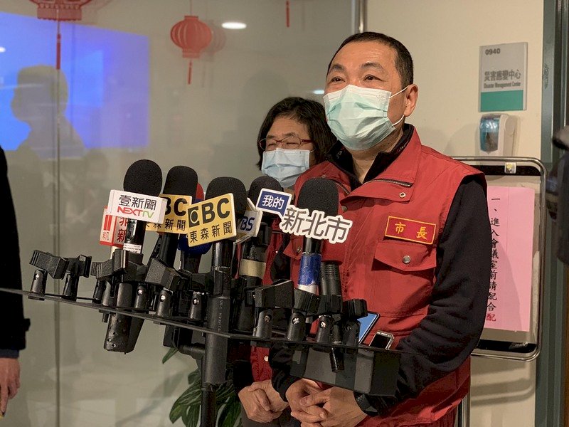 侯友宜呼籲入境全面普篩 捐口罩應先滿足國內