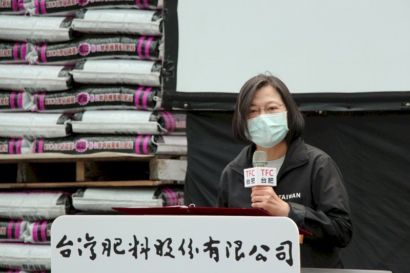 肥料原料超前部署至年底 總統籲農民勿搶購勿囤積