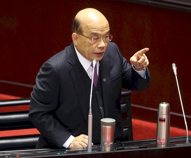 華航、中職正名？蘇貞昌：要讓世界看到台灣不是中國