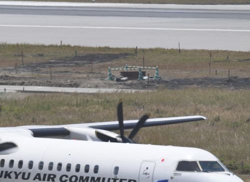 沖繩那霸機場發現未爆彈 研判二戰美軍所擲