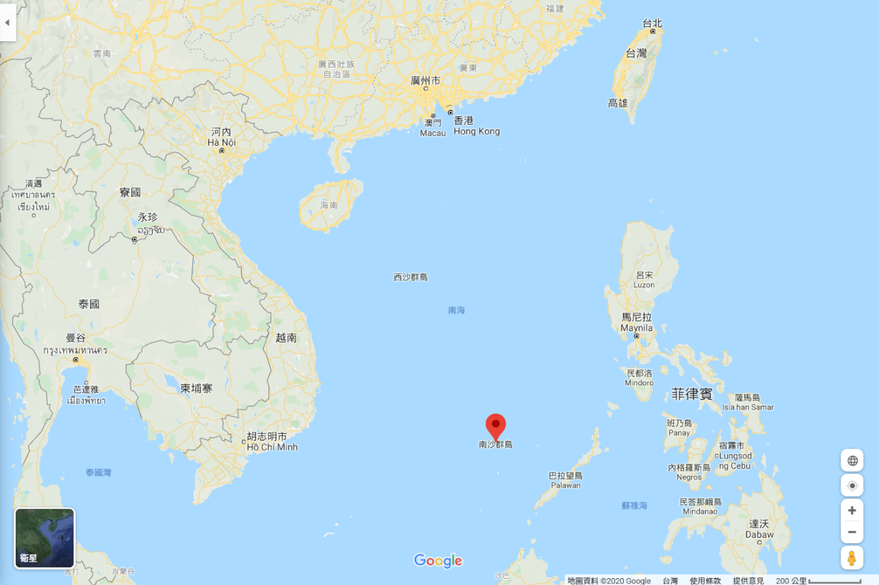 中國大陸南海地物命名意義