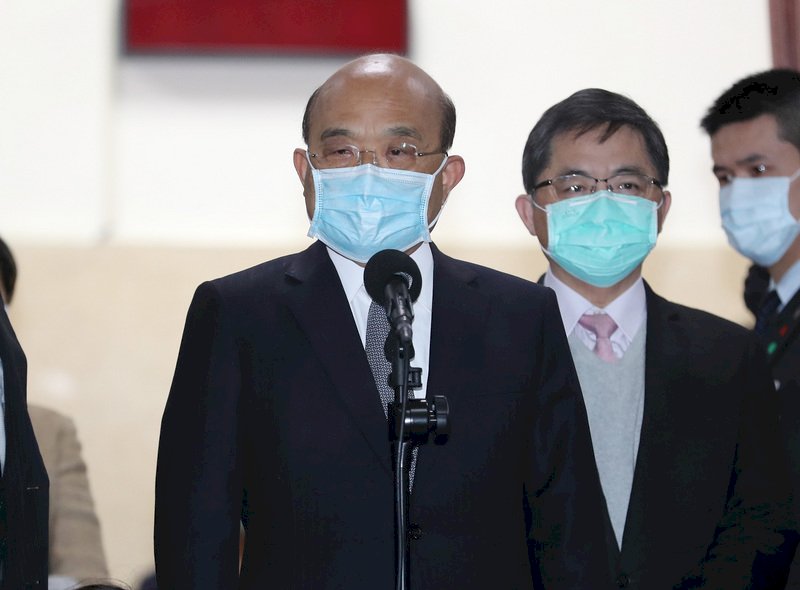 蘇揆報告紓困預算追加案 盛讚台灣模式受國際肯定