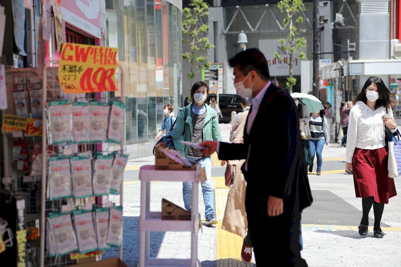 疫情改變行為 94%日本人經常配戴口罩