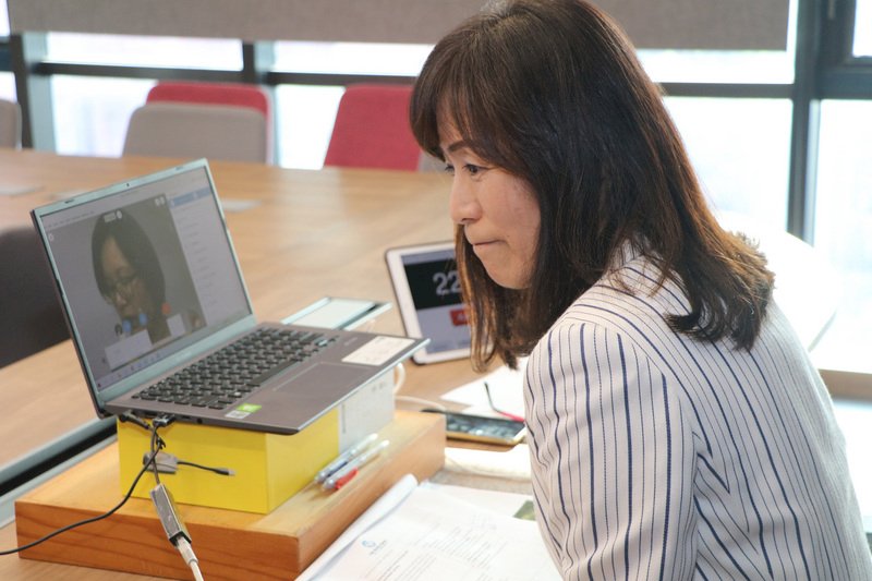 台灣防疫有成 成大校長蘇慧貞參與世銀視訊會議