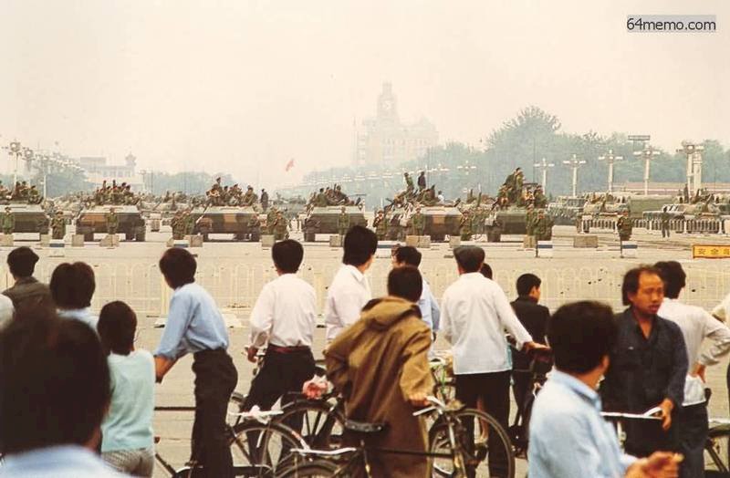 六四事件34週年  軍人．機槍．坦克車