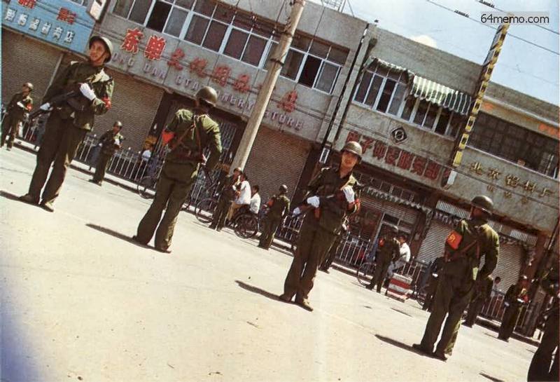 我的一九八九系列》臺灣《中國時報》記者徐宗懋在天安門廣場中彈受傷