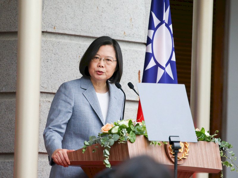 蔡總統連任就職 德媒：台灣的梅克爾微笑面對逆境