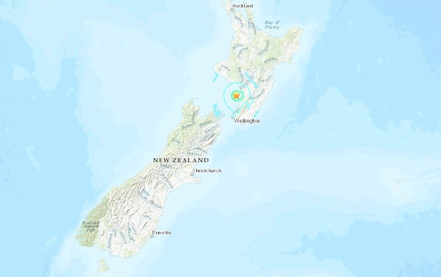 紐西蘭近海規模5.9地震 尚未傳出災損