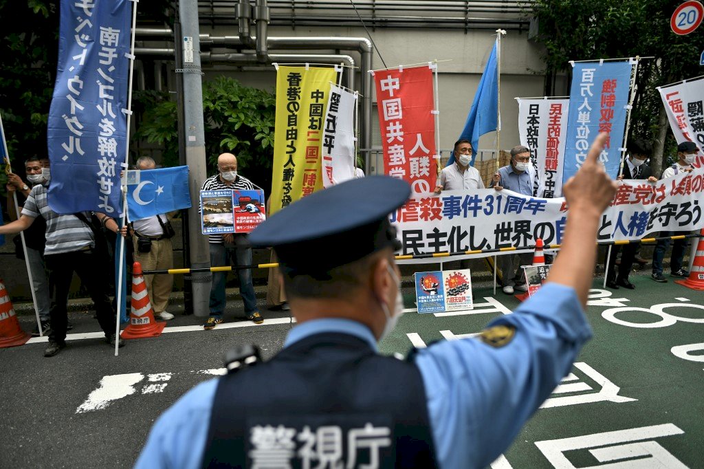 六四31週年 在日中國人呼籲讓習近平下台